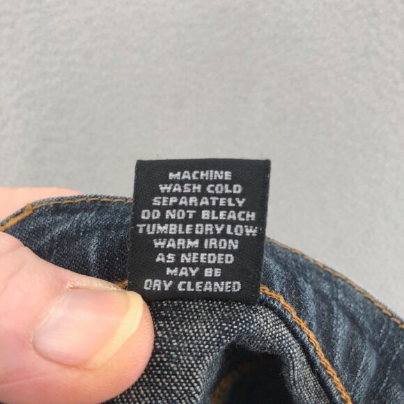 Chicos Jeans Womens 1 US 8 Blue Dark Wash Denim Stretch Mid Rise Tapered Slim - Picture 6 of 11